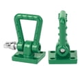 thumbnail image 3 of RC Trailer Hook, RC Tow Hooks Metal Decorative 2PCS Durable  For Axial SCX10 90046 D90 CC01 RC Car For 1/10 Crawler Green, 3 of 8