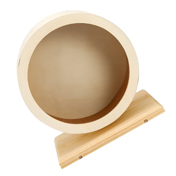 BESTSKY Hamster Running Wheel Disc 8 Inch Toys Household Wooden