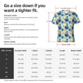 thumbnail image 4 of Bixox Men's Circular Printed Short Sleeve Skinny Athletic T-Shirt, 4 of 6