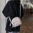 thumbnail image 3 of Cute Purses for Women Strawberry Bag Corduroy Tote Bag for Women Messenger Bag Cute Crossbody Bags Handbags, 3 of 7
