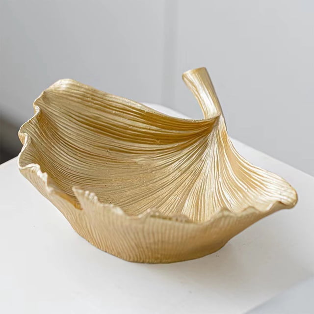 QTOCIO Décoration Feuille de Ginkgo en Résine Armoire à Vin Salon Rangement Maison