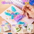 thumbnail image 4 of 8-in-1 Magic Princess Craft Set, 8 in 1 Poke Craft Kits for Girls, Magic Princess Crafts, DIY Activity with Princesses Stickers, Foil Crafts Art Fun & Gem Painting for Boys & Girls (Pink), 4 of 7