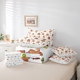 thumbnail image 6 of Erosebridal Cartoon Cute Capybara 7 Pieces Bedding Comforter Set,Cute Rodent Animals Full Bedding Set For Kids Teens Reversible, 6 of 7