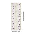 thumbnail image 3 of Rod Pocket Scalloped Floral Embroidered Sheer Curtain,Tie Up Light Filtering Balloon Window Drape for Bedroom,Living Room,Kitchen,Cafe Decor, 3 of 6