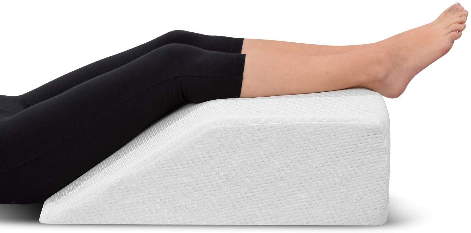 ORTHOPEDIC Knee Wedge Pillow Elevating Leg Knee Cushion Back Pain Reduce Support 