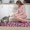 thumbnail image 3 of Pink and Black Of Leopard Print Kitchen Rugs Sets Of 2,Anti Fatigue Kitchen Mat Rugs Non Slip Washable,Decorative Kitchen Floor Mats for Kitchen,Sink,Laundry,17"x30"+17"x47", 3 of 7
