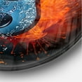 thumbnail image 3 of Designart 'Treble Clef ' Modern wall clock, 3 of 6
