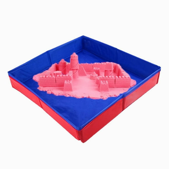 SXDY Sandbox Toys for Kids Boys and Girls Summer Beach Toys Sand Table Children Outdoor Game Toys Birthday Gifts Square Red
