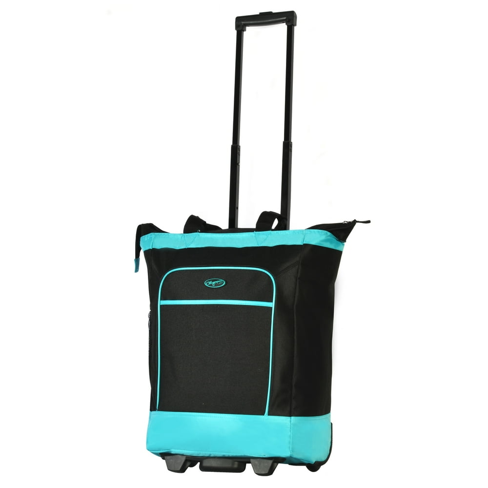 Olympia USA Olympia USA Rave Multifunction Rolling Tote with Neon