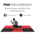 thumbnail image 3 of Piso Protector para Gimnasio Altera  PG C/10 Pz De 105x105 Cm Altera Negro Rojo, 3 of 5