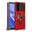 Red, variant on Xpression Phone Case For TCL K24 /TCL K23 Hybrid Magnetic Car Mount Ring Kickstand Stand Holder Full-Body Armor Protective [Military Grade] Cover, Red