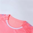 thumbnail image 7 of Qingpeng Kids Sports Training Short Sleeve Crew Neck Graphic Top Elastic Waist Shorts Soccer Football Uniform Matching Outfit Set for Kids, 7 of 7