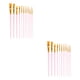 thumbnail image 4 of Bearachild 10 pinceles de pintura de pincel de acuarela niños adultos pinceles de vidrio estudiantes principiantes suministros rosa Rosado 2piezas Bearachild CBP119522, 4 of 5