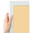 thumbnail image 4 of PinPix 36x24 Custom Cork Bulletin Board Orange Polka Dot Poster Board Has a Fabric Style Canvas Finish, Framed in Orange Polka Dot, by ArtToFrames (PinPix-266), 4 of 6