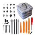 thumbnail image 1 of 630 uds, Clips de pestillo de empuje automático, remaches, sujetadores de parachoques automático, surtido apto para protectores contra salpicaduras, a DYNWAVEMX Clips de retención de empuje de coche, 1 of 8