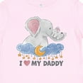 thumbnail image 4 of Inktastic I Love My Daddy Cute Elephants with Moon and Stars Boys or Girls Baby T-Shirt, 4 of 5