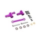 thumbnail image 4 of Unidad de dirección de metal, accesorios para coche RC, alto rendimiento, resistente al desgaste. Púrpura, 4 of 9