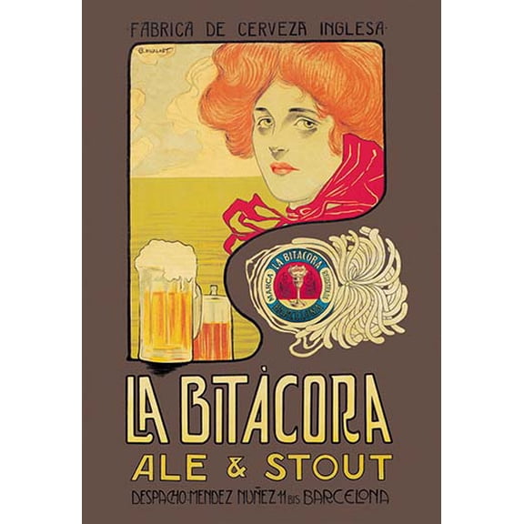 La Bitacora Ale and Stout Fine art canvas print (20" x 30")