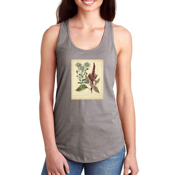 Garden Flora I Racerback Tank Women -Sydenham Edwards Designs, Female x-Large