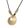 thumbnail image 2 of Jessica Simpson Women's Disc Pendant Necklace, 20" + 3" Extender, 2 of 6