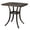 21"bronze, variant on FASCK 2 Shape Outdoor End Table Patio Furniture Cast Aluminum Patio Table Bronze. Cast Aluminum Round Patio Table with Umbrella Hole - All Weather Outdoor Bistro & End Table