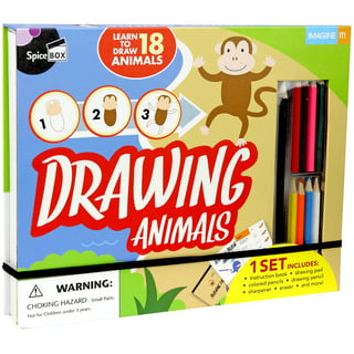 Spicebox Children's Art Kits Petit Picasso Drawing Manga, 21 Techniques To  Master, Art Craft Kit For Kids