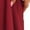 Burgundy, variant on TSSOE Women's Metallic Gold Color Block Church Worship Dress Dancewear Praise Liturgical Dance Burgundy S