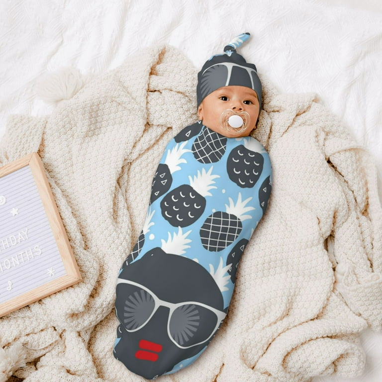 Black receiving blankets sale