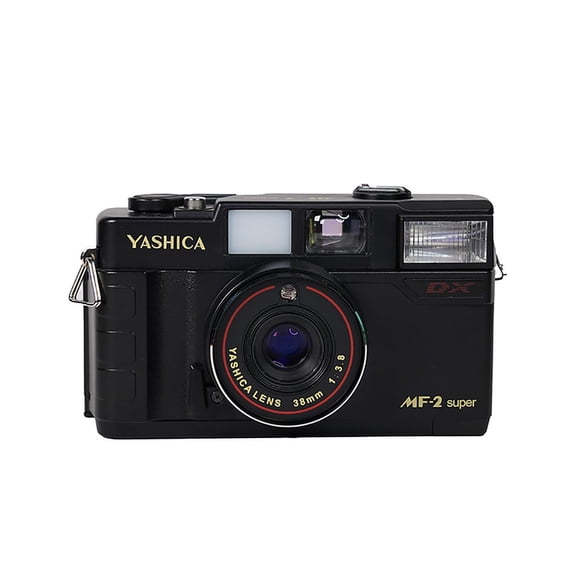 Yashica MF-2 Super DX 35mm Film Camera, Black
