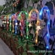 thumbnail image 1 of Muleta solar tricolor de Papá Noel con forma de estrella, copo de nieve, mango de paraguas, caramelo, luz LED para césped para exteriores, 1 of 6