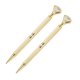 thumbnail image 2 of Ballpoint Pens Fine Point Pen for Writing 2Pcs with Golden Diamond, 2 of 3
