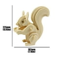thumbnail image 4 of Child 3D Three-dimensional DIY Woodiness Early ducation Toys Model Puzzle, 4 of 6