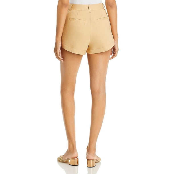 Derek Lam 10 Crosby Womens Pleated Mini Casual Shorts - Walmart