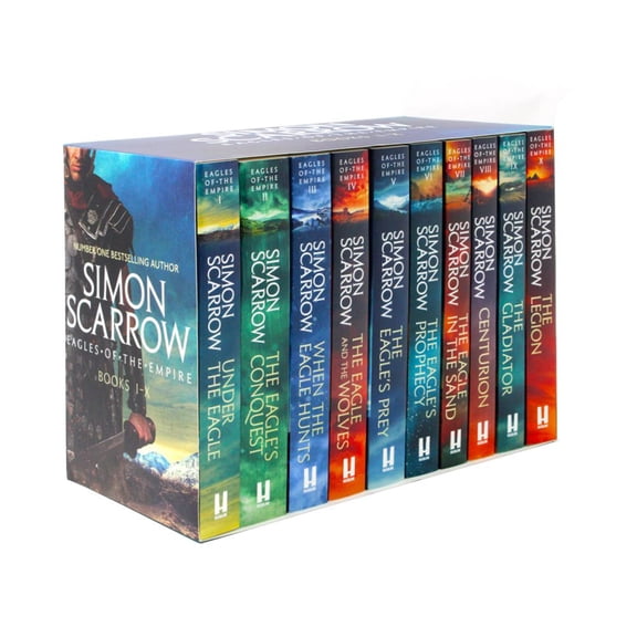 Eagles of the Empire Series by Simon Scarrow: 10 Books Box Set - Fiction - Paperback