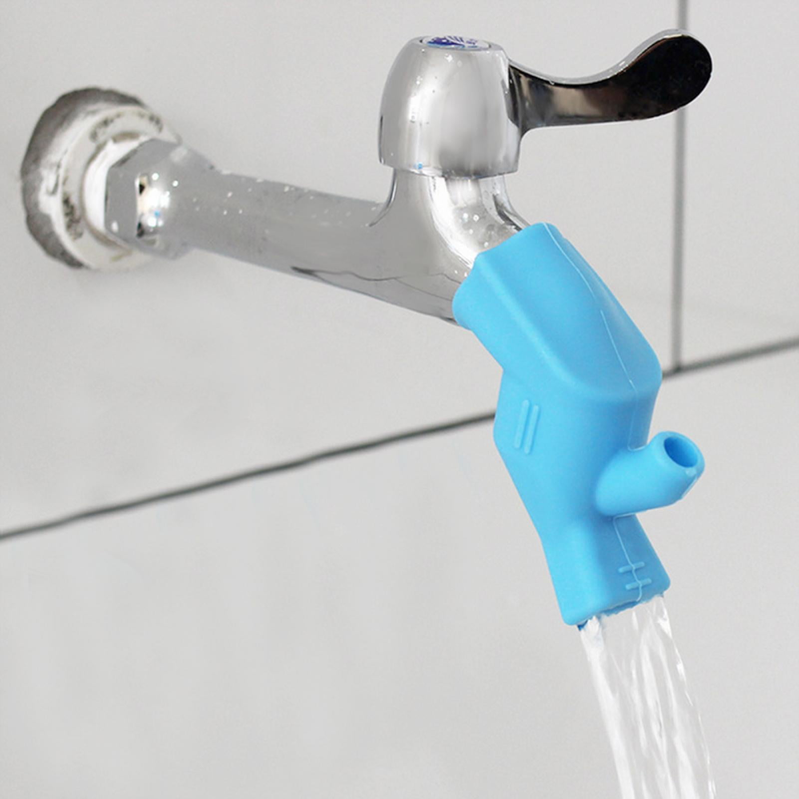 Bathroom Kitchen Sink Faucet Chute Extender Water for Children Kids Washing 