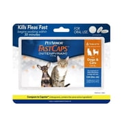 PetArmor FastCaps (Nitenpyram) Oral Flea Tablets for Small Dogs and Cats (2 to 25 Pounds), 6 Tablets
