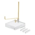 thumbnail image 3 of Uxcell 2.4" x 2.4" x 1" Acrylic Display Stands, Display Easel Holder Brass Arm, Clear, 3 of 6