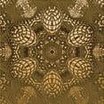 thumbnail image 1 of Ahgly Company Machine Washable Indoor Square Transitional Cinnamon Brown Area Rugs, 4' Square, 1 of 7