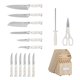thumbnail image 3 of Juego de cuchillos Cuisinart C77CTR-15P de acero con alto contenido de carbono, 15 piezas, 3 of 4