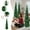 F, variant on Eoozwa 1 Packs Foldable Christmas Tree with Colorful Lights 150cm Holiday Decor for Home Party Xmas Festival Decoration Plastic Tree with Sequins Ornaments Christmas Decoration