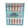 thumbnail image 1 of 6Pcs/Set Kawaii Cat paw Fluorescent Highlighter Pens Markers Pastel Drawing Pen Student School Office Supplies Cute Stationery 6 colors A, 1 of 5