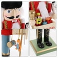 thumbnail image 3 of Miangastore Christmas Holiday Nutcracker Figure Desktop Nutcracker Soldier Ornament Xmas Decoration Figure, 3 of 9