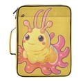 thumbnail image 2 of Haosy Accordion File Organizer Zipper Binder 500 Sheet 6-Tab Expanding File Folder Multi-Pocket 1.2 Inch 3 Ring Cute Sea Slug, 2 of 7