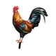 thumbnail image 4 of Inserto decorativo de jardín, estacas de animales de gallina, estatua de gallina de jardín de metal vívido, estaca de jardín de pollo para de, 4 of 9
