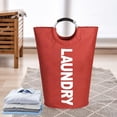 thumbnail image 4 of Bolsa plegable de vandería grande perfecl de 115L Almacenamiento a prueba de agua Cesto de ropa sucia Camping rojo, 4 of 7