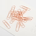 thumbnail image 2 of FlyFlise Boxed Rose Gold Metal Binders Paperclips Paperclips Set School Office Supplies, 2 of 5