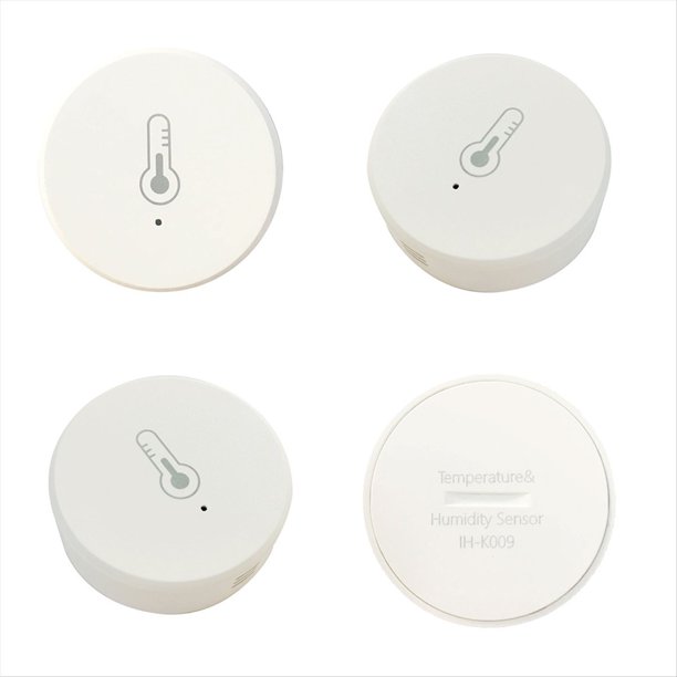 Sensor de Temperatura y Humedad Tuya Zigbee Control de Voz Higrómetro Doméstico Inteligente Monitoreo en Tiempo Real