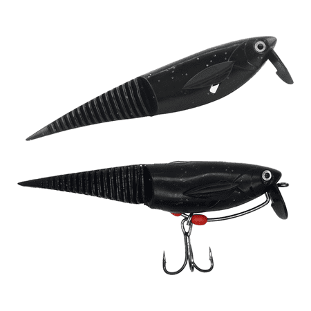 Soft Bait Lure Minnow for Fishing with S Shaped Swimming and Adjustable Wings