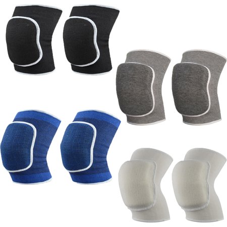

Monfince 4Pair Sponge Non-Slip Impact Proof Knee Brace Durable Comfortable Lightweight Thick Knee Pad For Sports Manual Labor