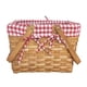 thumbnail image 2 of Cesta de picnic, cesta de frutas, organizador portátil de artículos diversos, vacía, decorativa, tejida L, 2 of 9